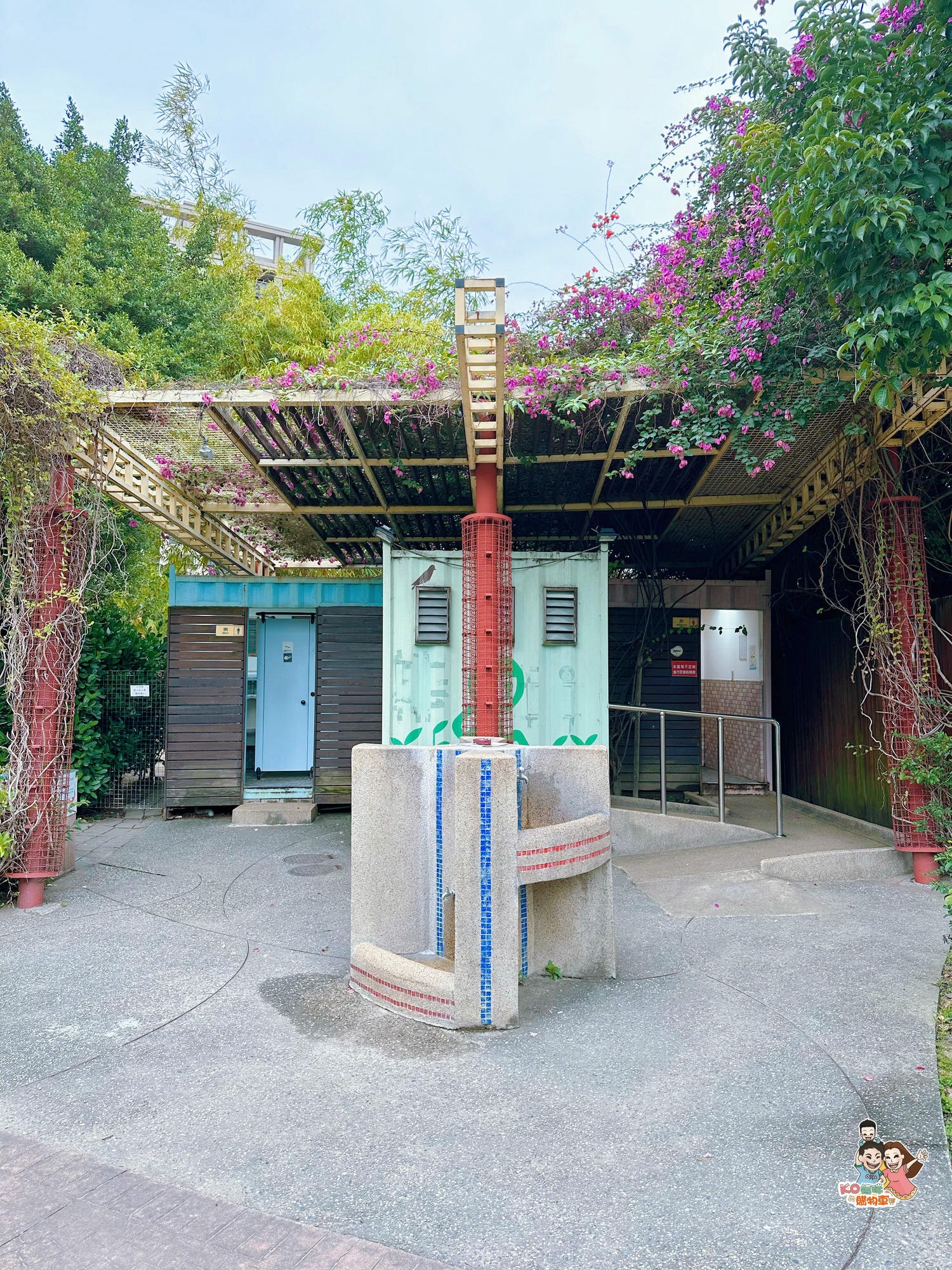 新莊頭前 ▎共融特色公園-頭前運動公園 兩層樓高樹梢觀察遊戲塔 觀木平台落羽松生態池╮ - 第37張圖