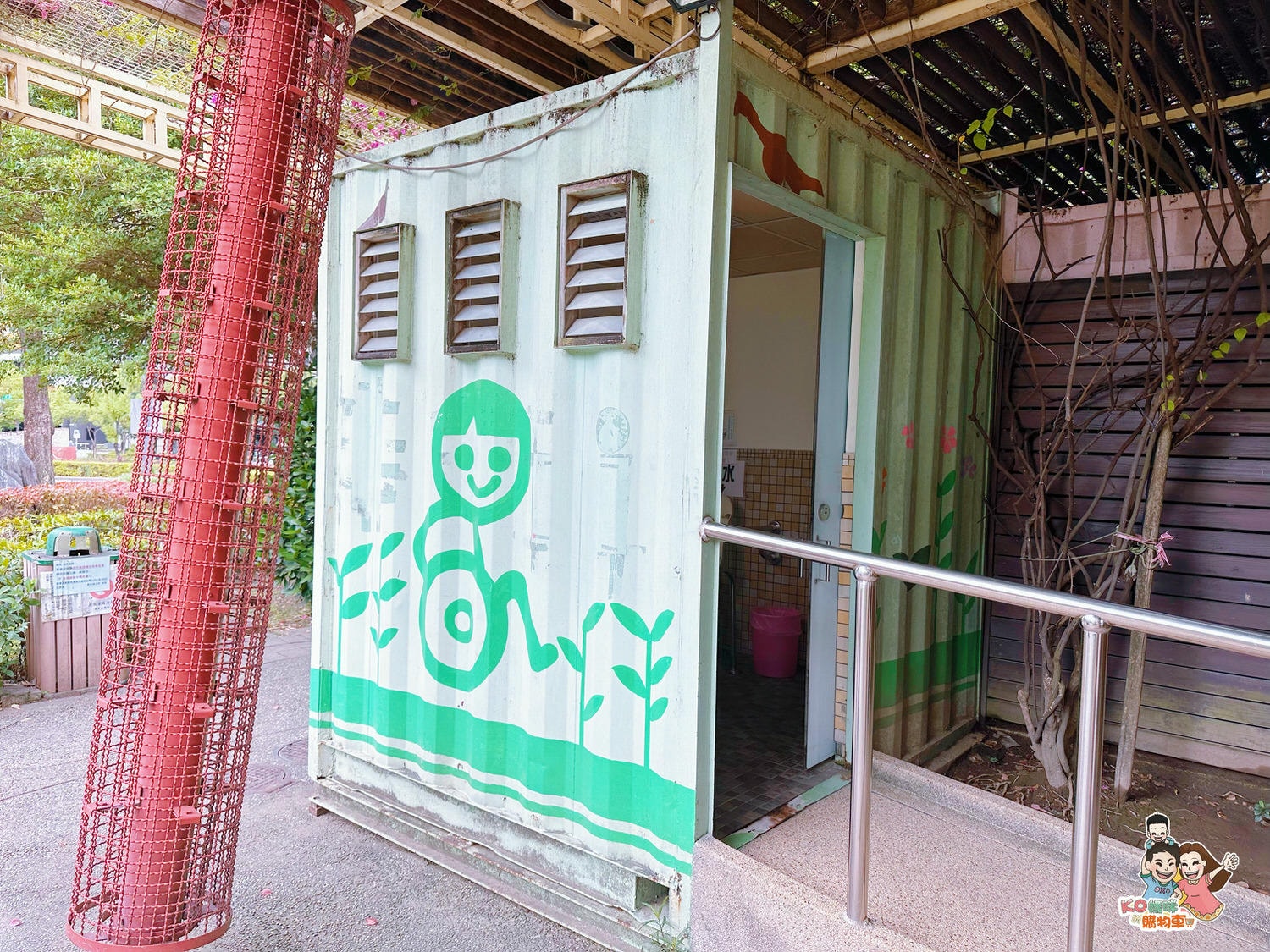 新莊頭前 ▎共融特色公園-頭前運動公園 兩層樓高樹梢觀察遊戲塔 觀木平台落羽松生態池╮ - 第38張圖