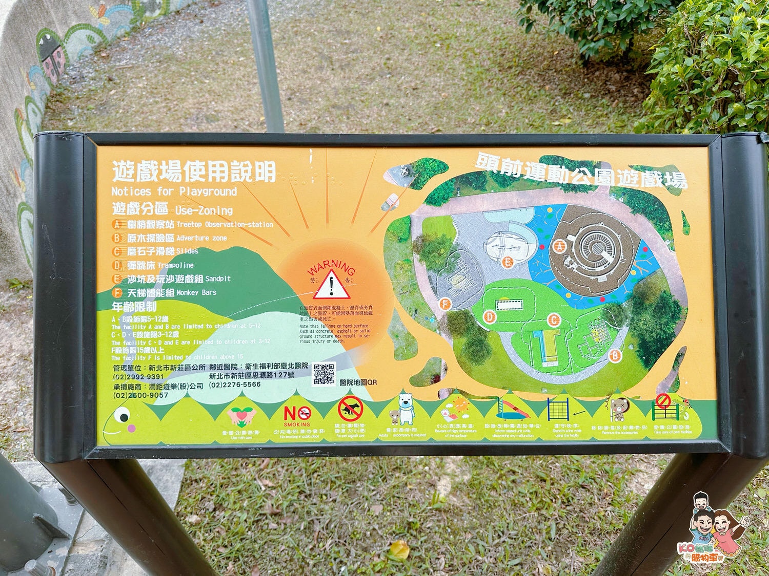 新莊頭前 ▎共融特色公園-頭前運動公園 兩層樓高樹梢觀察遊戲塔 觀木平台落羽松生態池╮ - 第4張圖
